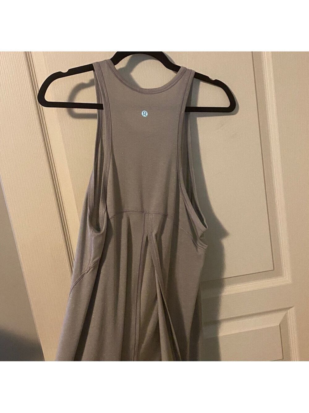 Lulu Split Back Tank Taupe 6-8
